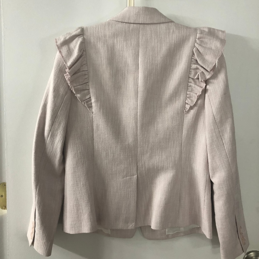 Rebecca Taylor Slub Ruffle Jacket - Picture 7 of 7